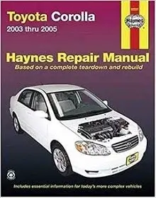 2003-2008 Toyota Corolla Repair Manual