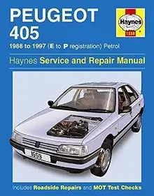 1987-1995 Peugeot 405 (petrol) Repair Manual