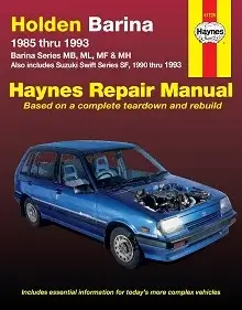 1989-1994 Suzuki Cultus (Swift) Repair Manual