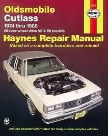 1978-1981 Oldsmobile Cutlass Repair Manual
