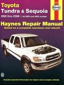 Toyota Tundra and Toyota Sequoia (2000-2007) Repair Manual