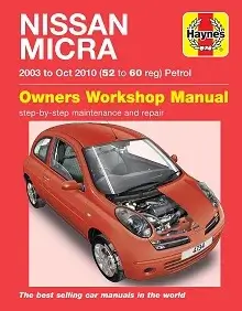 2002-2007 Nissan Micra Repair Manual