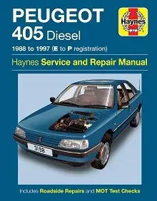 1987-1995 Peugeot 405 (diesel) Repair Manual