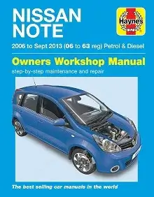 2004-2013 Nissan Note Repair Manual