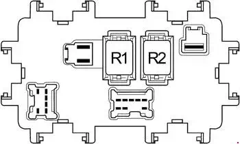 2004-2010 Nissan Frontier - Location of the Ignition Relay