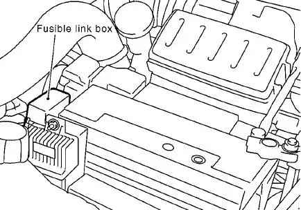 2004-2013 Nissan Note - Location of the PTC Heater Fuse