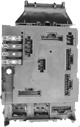 2002-2007 Smart City-Coupe and Smart Fortwo - Chart of the Fuse Block