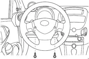 2005-2014 Toyota Aygo (AB10) Location of the Fuse Panel