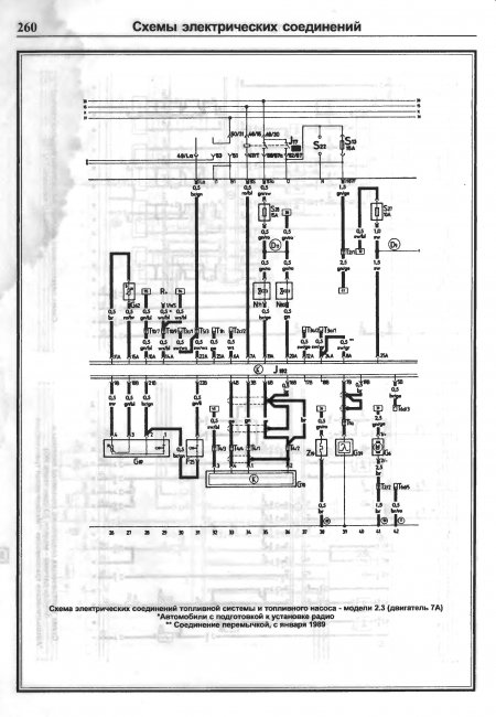 Схемы электрооборудования Audi 80 B3 86-91г