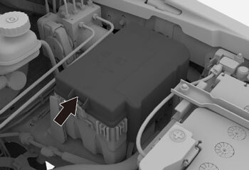 Блок предохранителей в моторном отсеке Tank 300 (2020-2024)