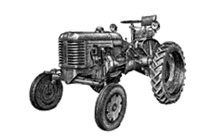 1950-1956 ХТЗ-7 - схема электрооборудования
