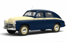1946-1958 ГАЗ М-20 «Победа» - схема электрооборудования