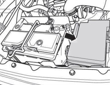 Блок предохранителей под капотом BAIC BJ40 и BAIC BJ40L
